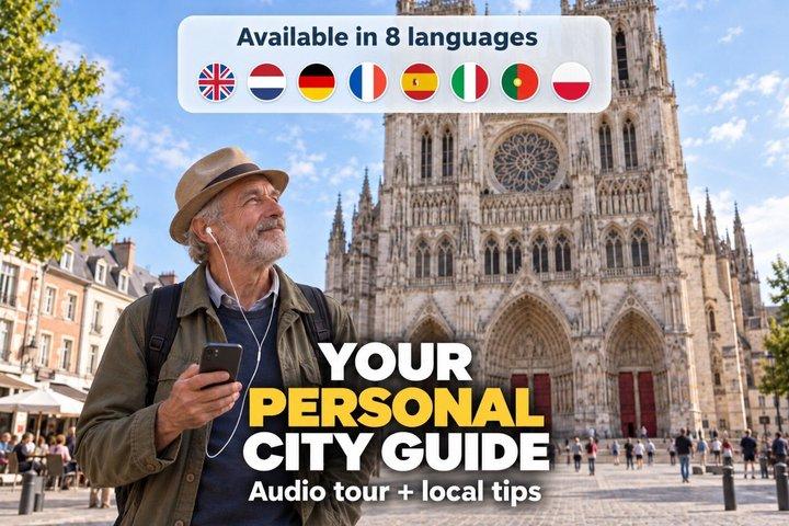 Balade en ville d'Amiens avec Audio Guide en 7 langues sur votre téléphone