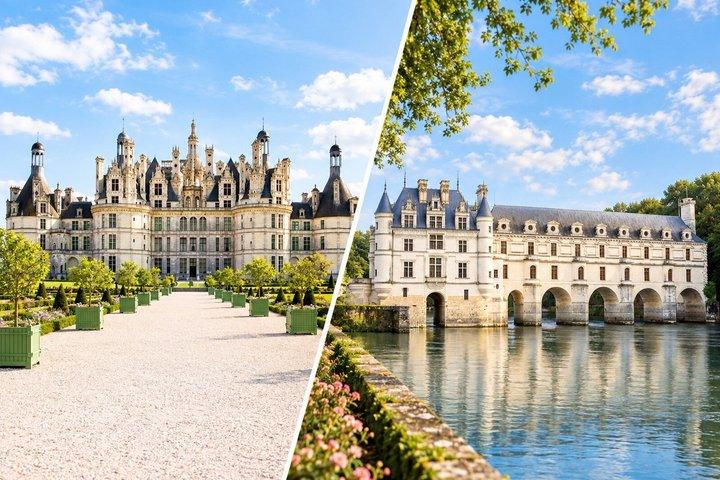 Château de Chambord et Chenonceau en petit groupe (2 à 6) avec prise en charge à l'hôtel