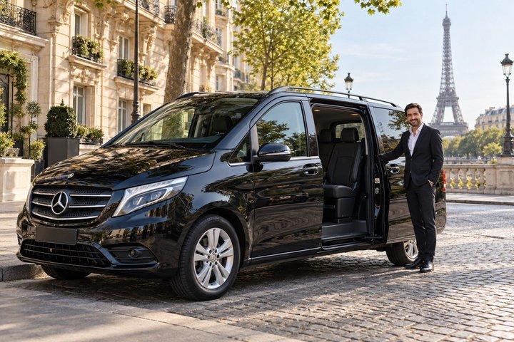 Paris Private Minivan with Chauffeur – 3-Hour Hire