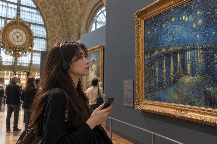 Visite audio autonome du musée d'Orsay avec application (sans billet)