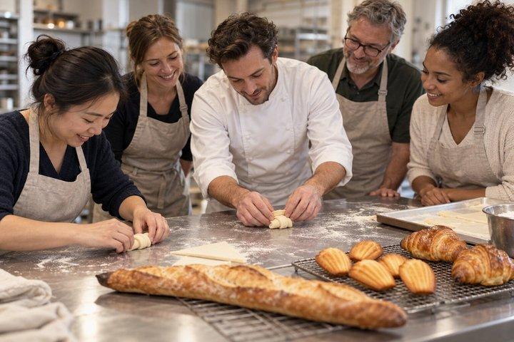 Atelier de pâtisserie Croissant et Madeleine Paris Baguette