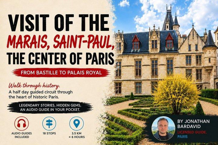 Visite guidée à pied de Marais et Saint Paul