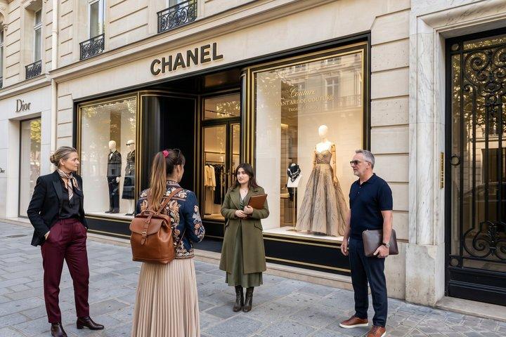 Tour des créateurs de mode Dior et de l'histoire du Triangle d'Or de Paris