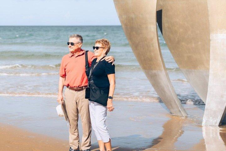 Visite des plages du Débarquement de Normandie depuis Paris avec déjeuner
