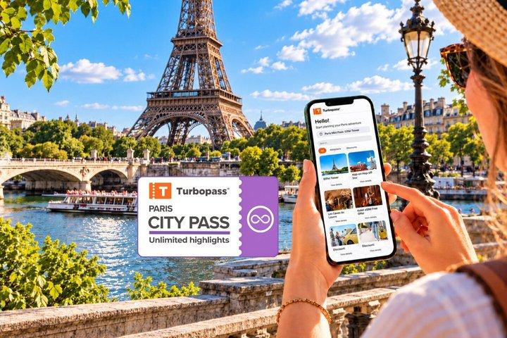 Paris City Pass - Louvre, Tour Eiffel, Versailles & 25 sites touristiques +