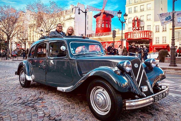 Visite guidée privée de Paris en voiture vintage avec chauffeur