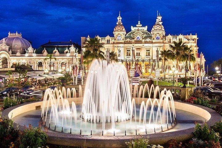 Tour privé : Monaco la nuit, en minibus