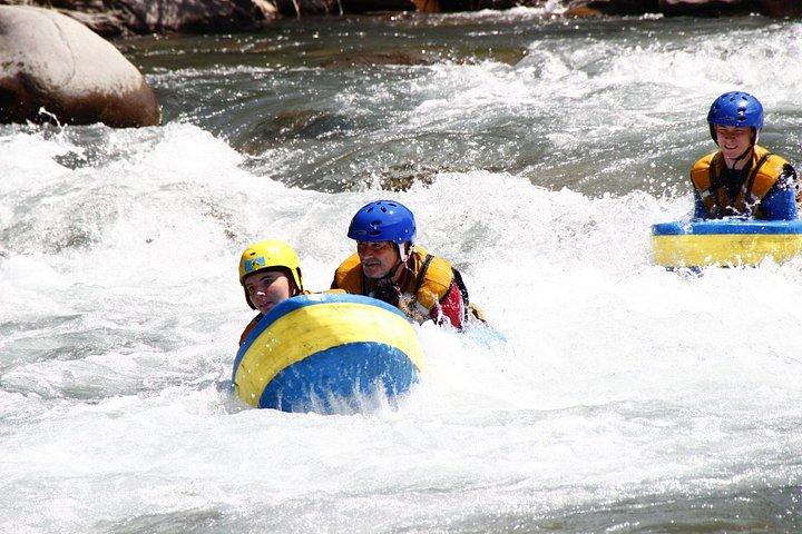 Nage en eau vive (hydrospeed) sur l'Ubaye