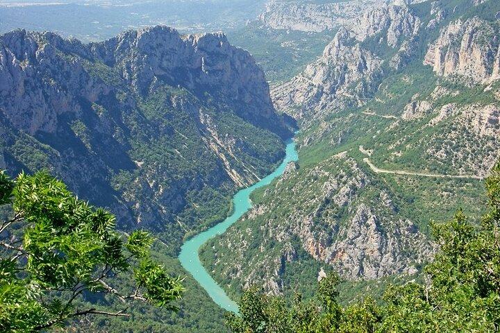 Gorges du Verdon : journée depuis la Côte d'Azur (formule privée)
