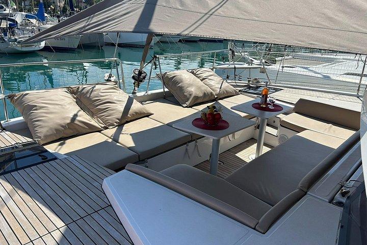 Croisière privée en catamaran, Iles de Lérins, Antibes , Cannes