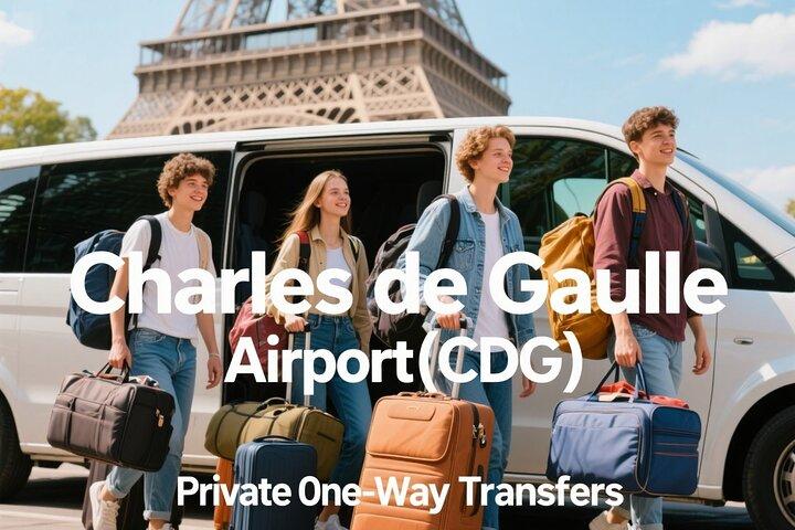 Paris : Transferts privés aller simple Aéroport Charles DE Gaulle (CDG)