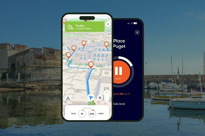 Toulon Visite audioguidée à pied 1h50 et 19 commentaires audios