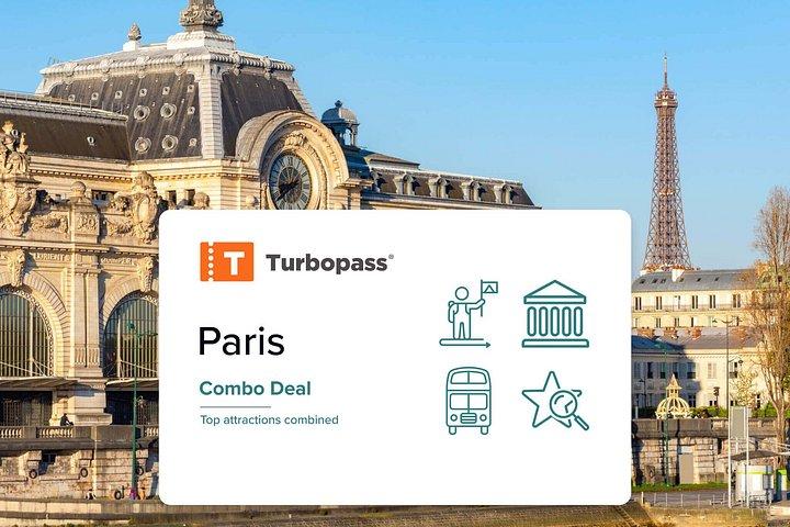 Paris Museum Pass & 24 heures. Billet Hop On Hop Off Combo