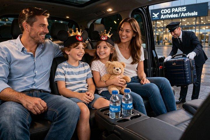Transfert CDG Paris privé Idéal familles avec sièges enfants
