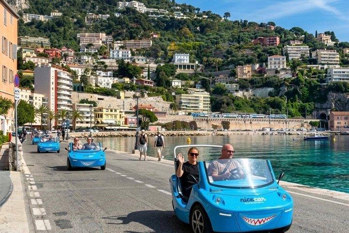 Nice : visite guidée panoramique en voiture électrique décapotable