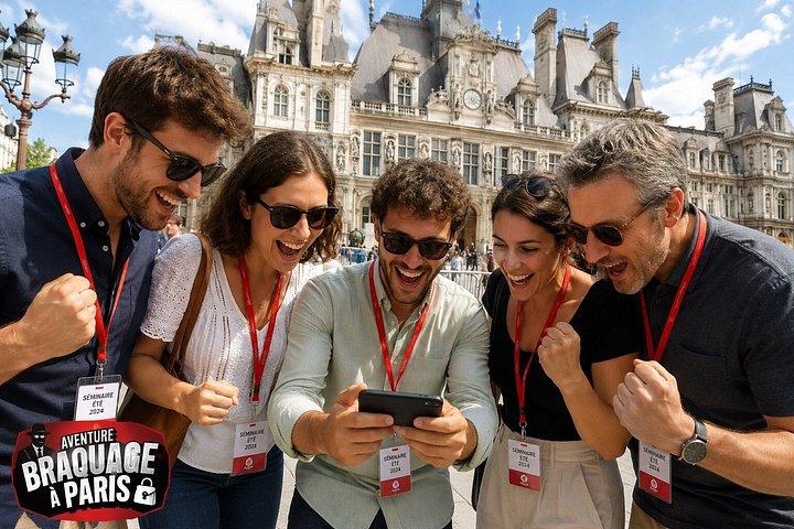 Paris Escape Game en Extérieur thème Braquage En Equipe