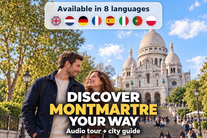 Visite guidée de Paris Montmartre avec audioguide en 7 langues