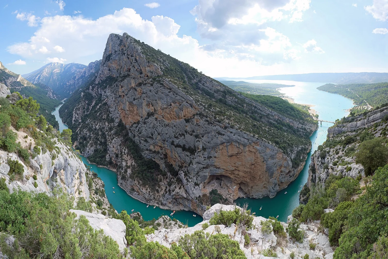Gorges du Verdon (ambiance), à 63 km de l'hôtel (photo du lieu, pas de l'hôtel)