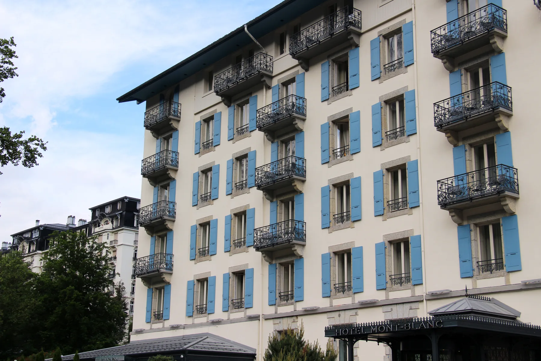 Hôtel Mont-Blanc Chamonix (photo Wikimedia Commons)